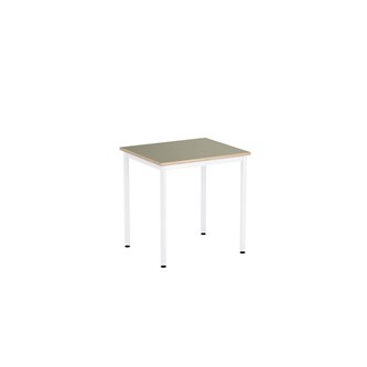 Bord 12:38 akustikk optimal linoleum 70x60 cm hvitt