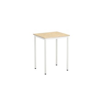 Bord 12:38 akustikk optimal linoleum 70x60 cm hvitt