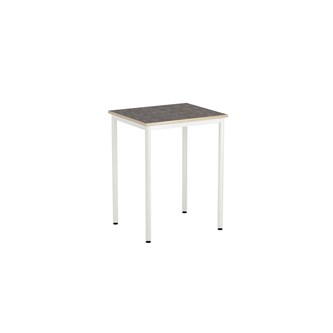 Bord 12:38 akustikk optimal linoleum 70x60 cm hvitt