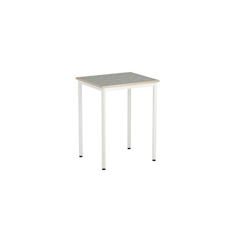 Bord 12:38 akustikk optimal linoleum 70x60 cm hvitt