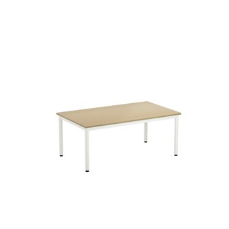 Bord 12:38 FSC akustikk laminat 120x70 cm hvitt