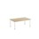 Bord 12:38 FSC akustikk laminat 120x70 cm hvitt