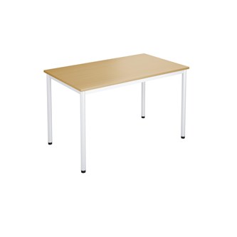 Bord 12:38 FSC akustikk laminat 120x70 cm hvitt