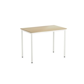 Bord 12:38 FSC akustikk laminat 120x70 cm hvitt
