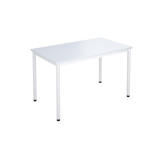 Bord 12:38 FSC akustikk laminat 120x70 cm hvitt