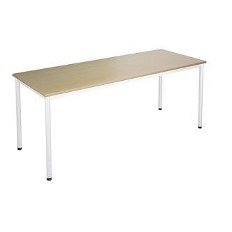 Bord 12:38 FSC akustikk optimal laminat 180x70 cm hvitt