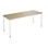 Bord 12:38 FSC akustikk optimal laminat 180x70 cm hvitt