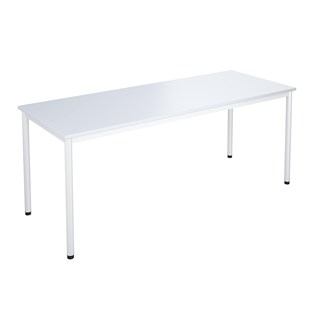 Bord 12:38 FSC akustikk optimal laminat 180x70 cm hvitt