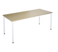 Bord 12:38 FSC akustikk laminat 180x80 cm hvitt