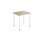 Bord 12:38 FSC HT 70x60 cm hvitt