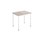 Bord 12:38 FSC akustikk optimal laminat 80x60 cm hvitt
