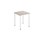 Bord 12:38 FSC HT 60x60 cm hvitt