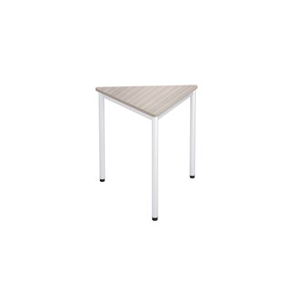Trekantbord 12:38 FSC HT 80x80x80 cm runde hjørner hvitt
