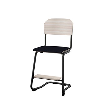 Stol Matte FSC 45 cm LS svart