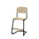 Stol Matte FSC 45 cm LS svart