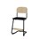 Stol Matte FSC 45 cm LS svart