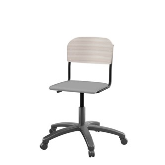 Stol Matte FSC 38/51 cm gas LS svart