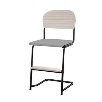 Stol Matte FSC 45/63 cm SS svart