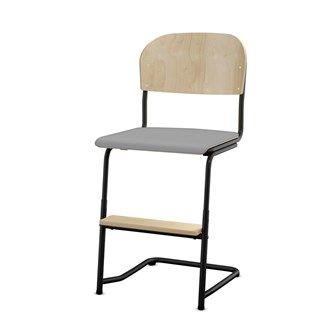 Stol Matte FSC 45/63 cm SS svart