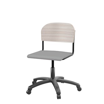 Stol Matte FSC 38/51 cm gas SS svart