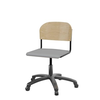 Stol Matte FSC 38/51 cm gas SS svart