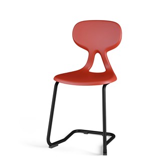 Stol Poly C large 45 cm svart
