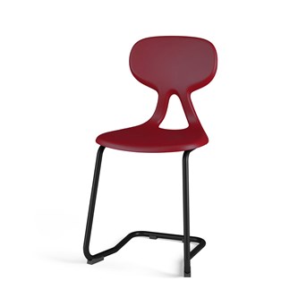 Stol Poly C large 45 cm svart