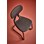 Stol Poly C large 45 cm svart