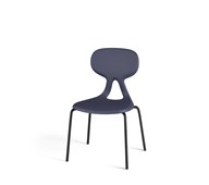 Stol Poly 4 medium 33 cm svart