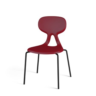 Stol Poly 4 large 45 cm svart