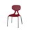 Stol Poly 4 large 45 cm svart