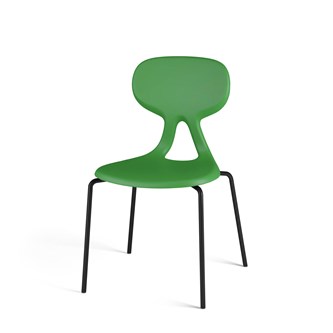 Stol Poly 4 large 45 cm svart