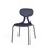 Stol Poly 4 large 45 cm svart