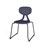 Stol Poly meie large 45 cm svart