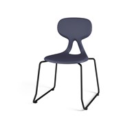 Stol Poly meie large 45 cm svart