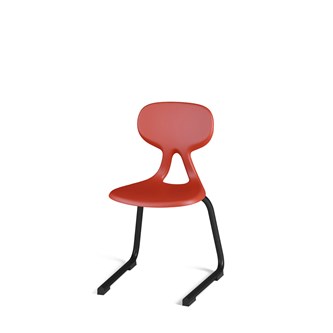 Stol Poly D small 33 cm svart