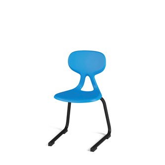 Stol Poly D small 33 cm svart