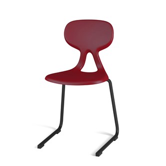 Stol Poly D Large 45 cm svart