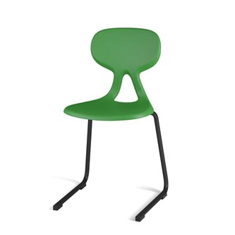 Stol Poly D Large 45 cm svart