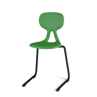 Stol Poly D Medium 45 cm svart