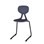 Stol Poly D Medium 45 cm svart
