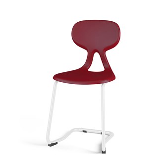 Stol Poly C large 45 cm hvit