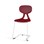 Stol Poly C large 45 cm hvit