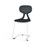 Stol Poly C large 45 cm hvit