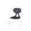 Stol Poly 4 medium 33 cm hvit