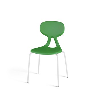 Stol Poly 4 medium 37 cm hvit m/oppheng til bord