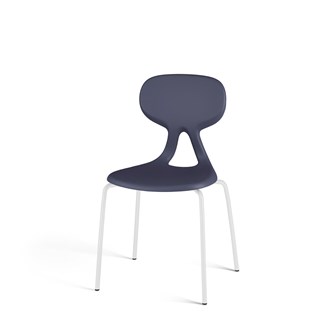 Stol Poly 4 medium 37 cm hvit