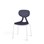 Stol Poly 4 medium 37 cm hvit