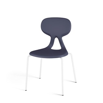 Stol Poly 4 large 45 cm hvit