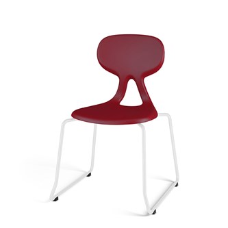 Stol Poly meie large 45 cm hvit